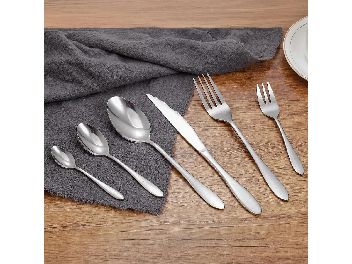 Pack de 6 cucharillas Moka Quid inox 14 cm