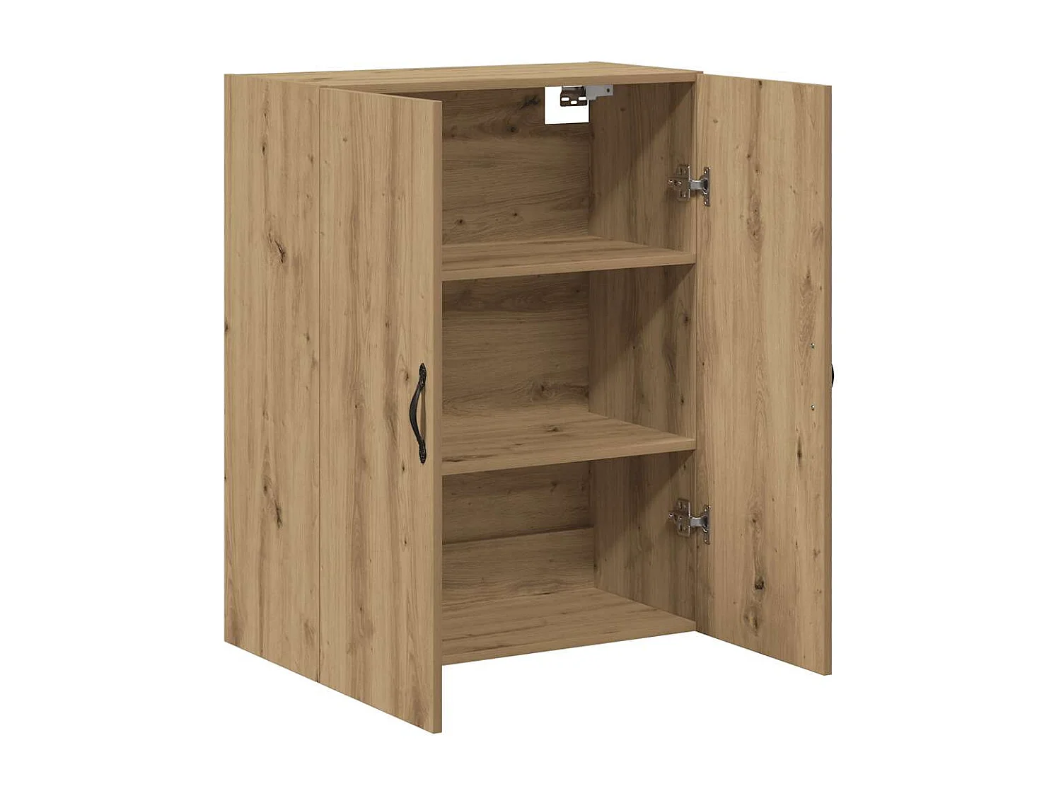 Armoire murale chêne artisanal 69,5x34x90 cm bois d'ingénierie