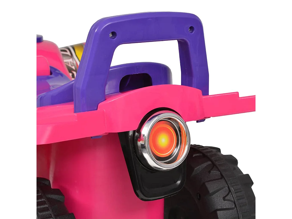 vidaXL VTT pour enfants avec son et lumière Rose et violet