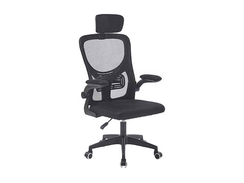 Silla de oficina Aero reposacabezas altura regulable negro 106-116x62x62 cm Adec