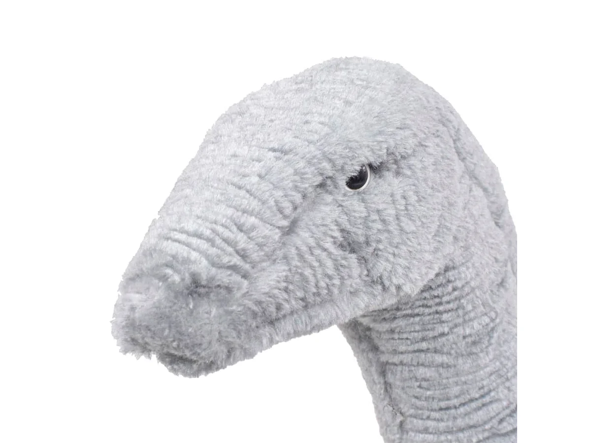 VidaXL Peluche de dinosaurio Braquiosaurio XXL gris 58x138 cm