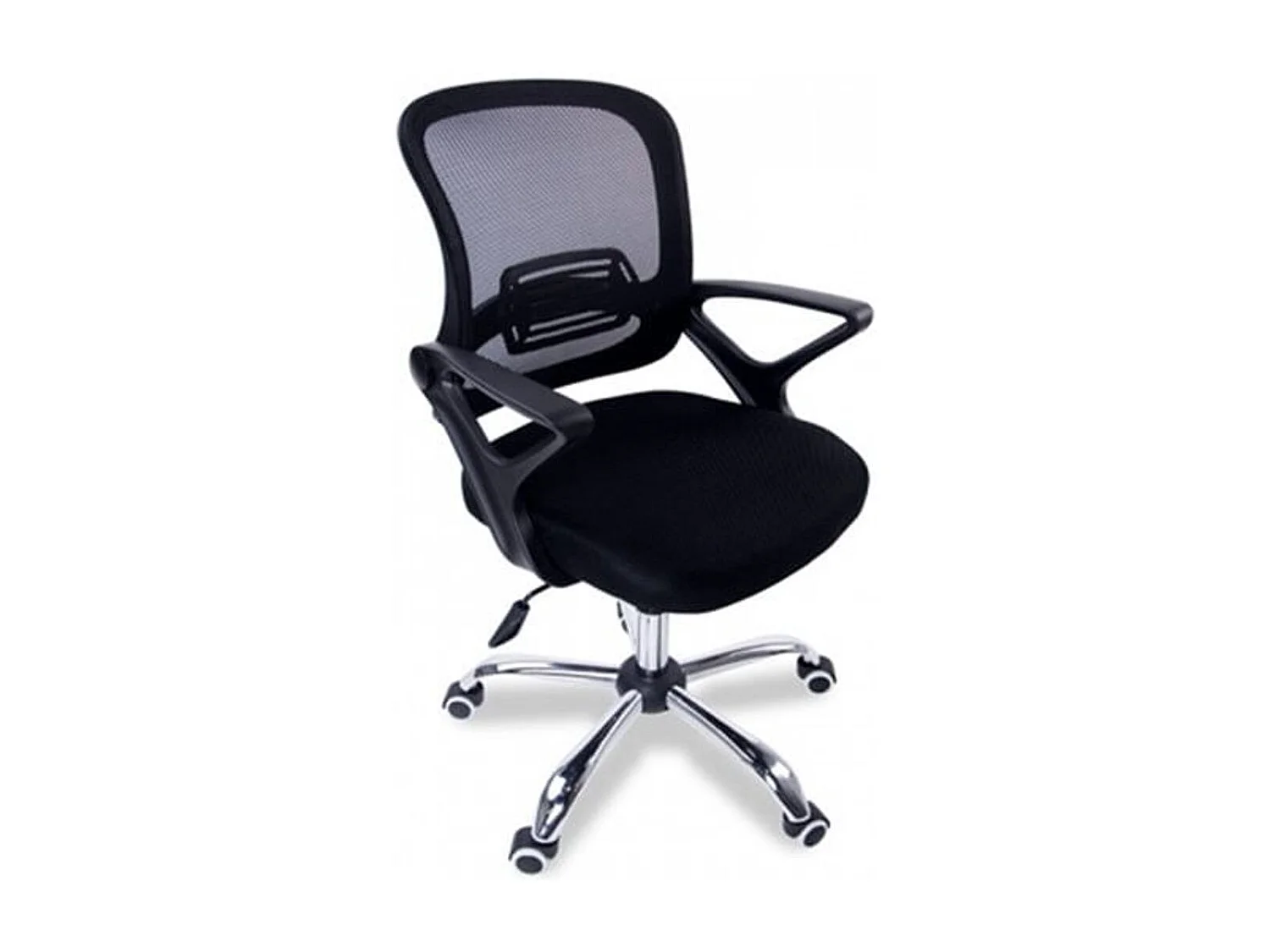 Silla escritorio Brisa negro 93-101x60x60 cm Adec