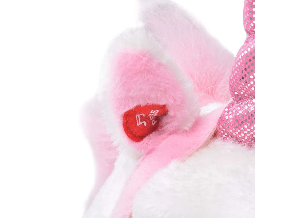 vidaXL Jouet en peluche Licorne Blanc et rose XXL