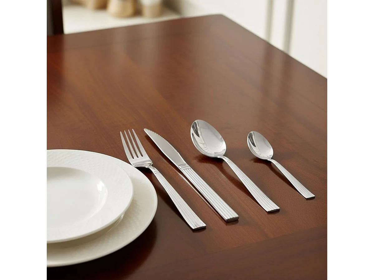 Set de 24 cubiertos Itaka Quid acero inox