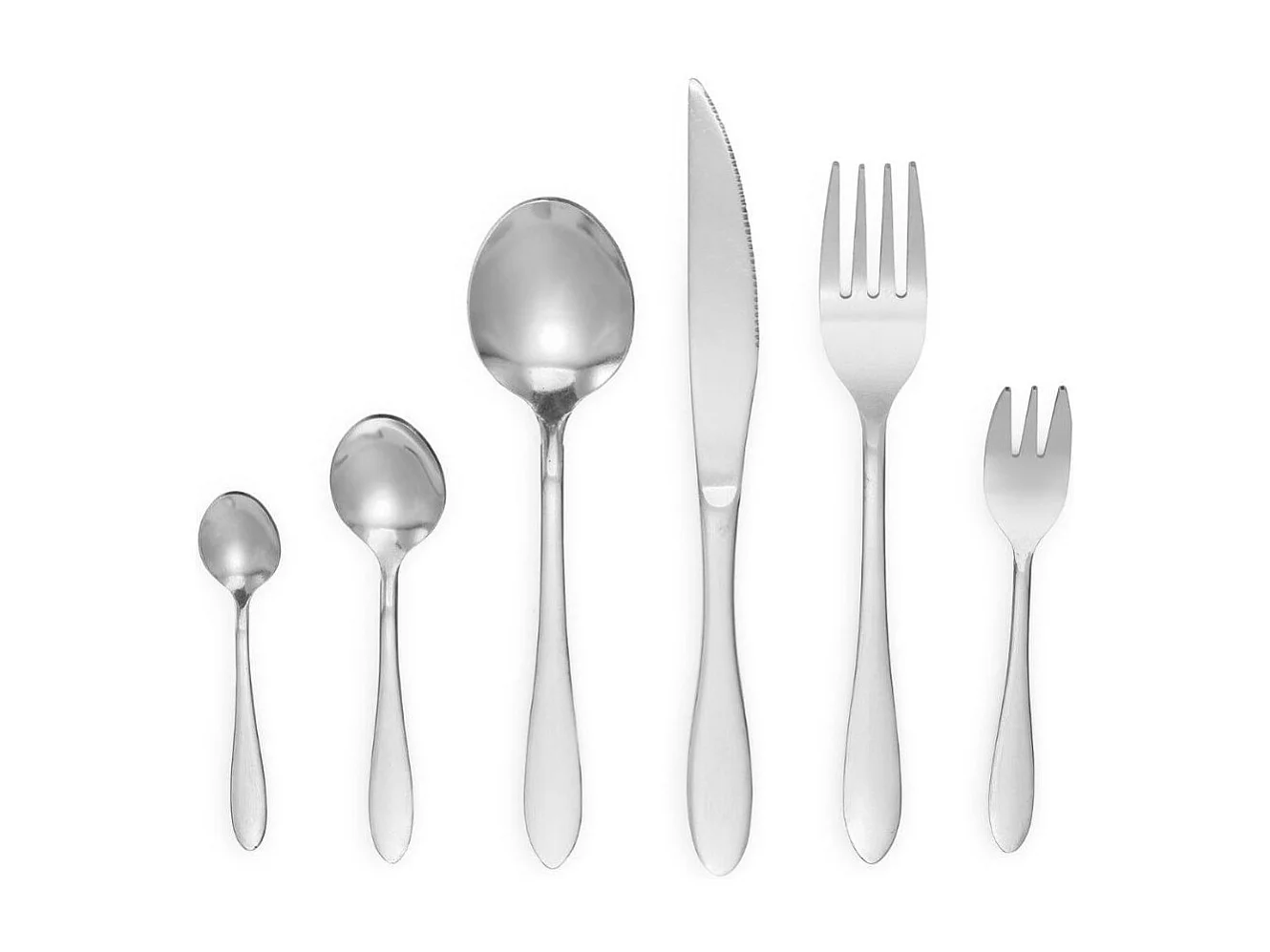 Pack de 6 cucharillas Moka Quid inox 12 cm