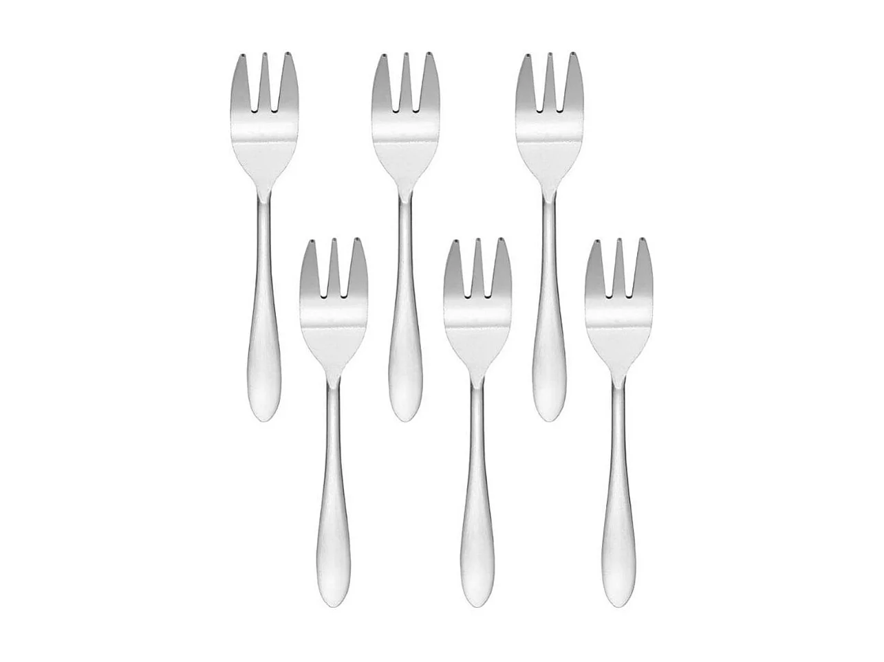 Pack de 6 tenedores de postre Brest Quid acero inoxidable