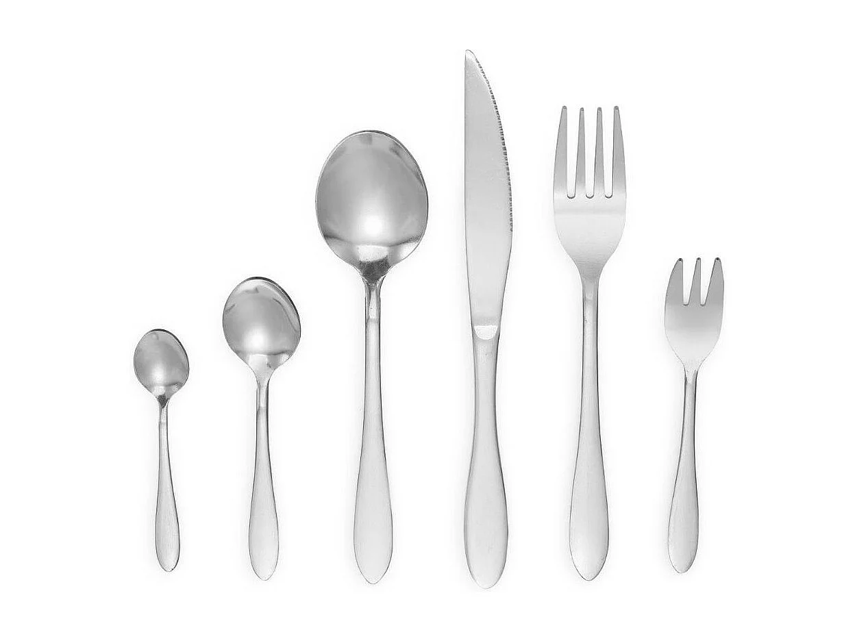 Pack de 6 tenedores de postre Brest Quid acero inoxidable