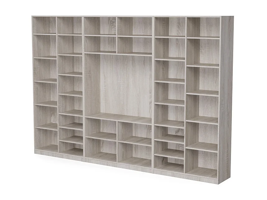 Parete attrezzata moderna Livio con mobile TV – 320 cm, grande spazio contenitivo ferramenta di alta qualità