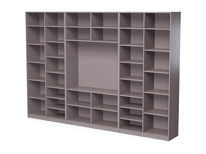 Parete attrezzata moderna Livio con mobile TV – 320 cm, grande spazio contenitivo