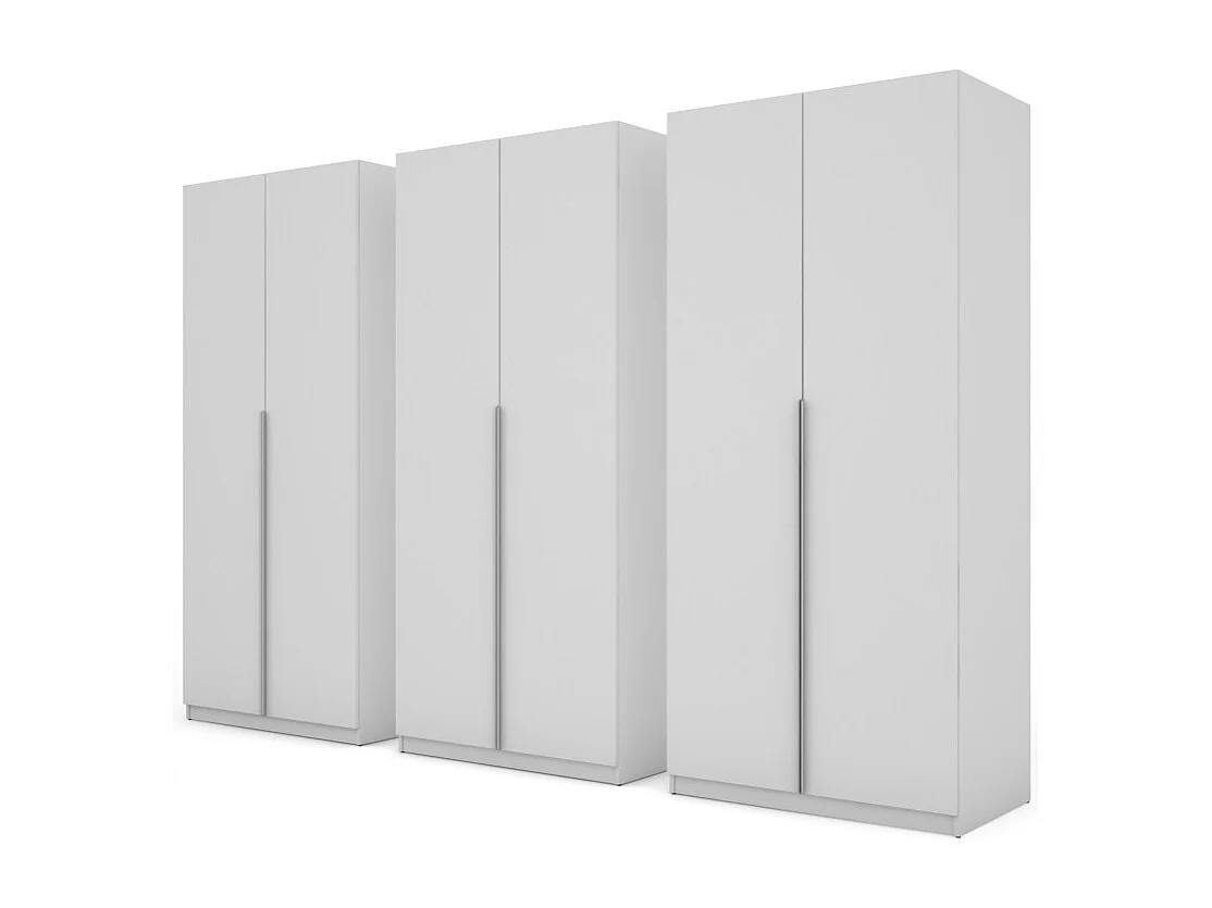 Armoire moderne 300 × 220 cm – avec penderie, étagères intérieures et tiroirs spacieux extérieurs, modulable quincaillerie de haute qualité