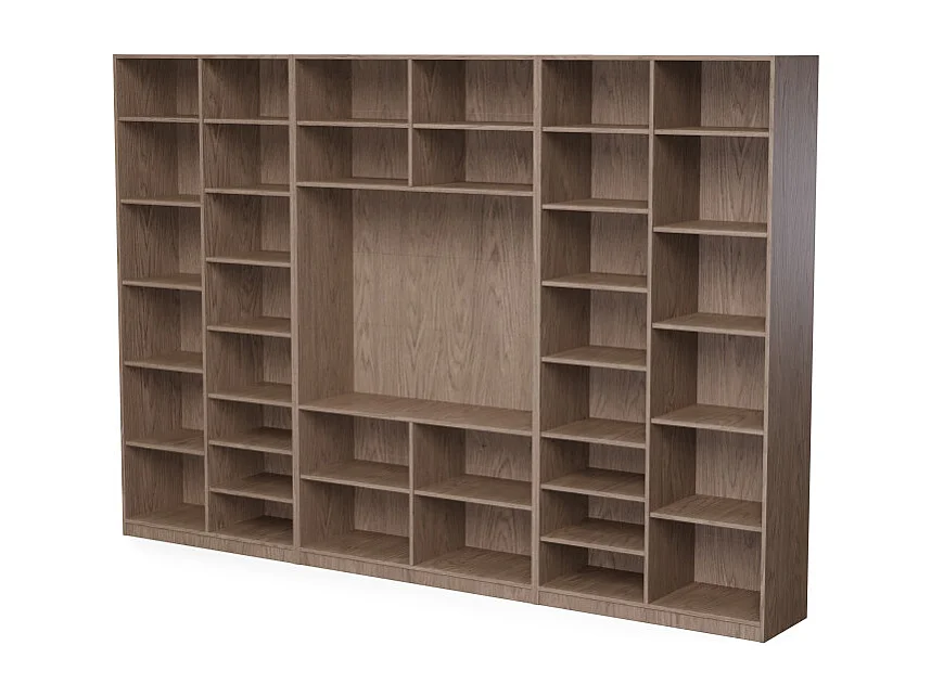 Parete attrezzata moderna Livio con mobile TV – 320 cm, grande spazio contenitivo