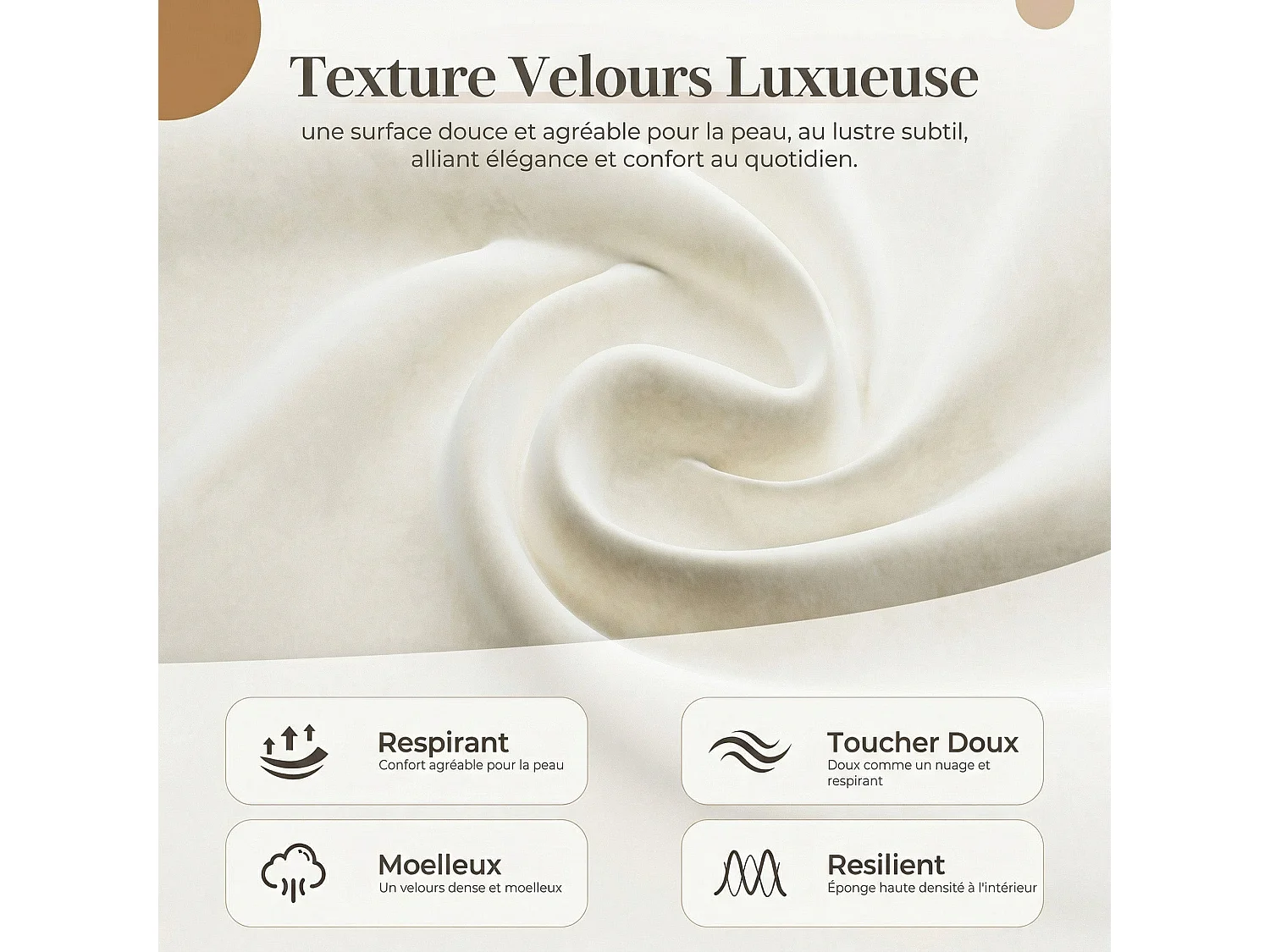 Chaise Moderne à Motif Feuille - Design Simple et Naturel - Chaise polyvalente salon et bureau, blanc