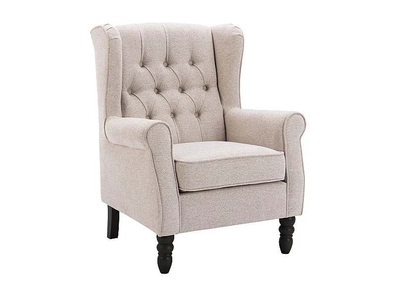 Fauteuil design minimaliste — Alliez confort et style pour sublimer votre intérieur moderne-beige