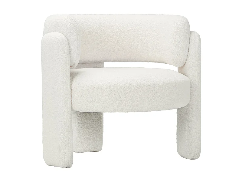 Fauteuil-Canapé design minimaliste — Sublimez votre intérieur moderne et tendance-blanc