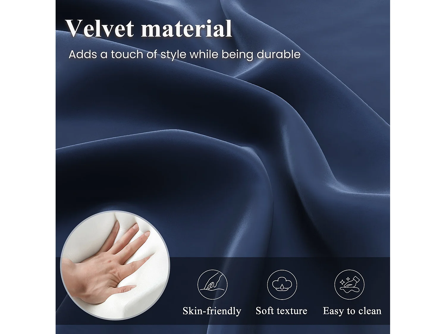 Un fauteuil au confort naturel, pensé pour le quotidien - Fauteuil avec dossier enveloppant et pieds en métal fin, Bleu