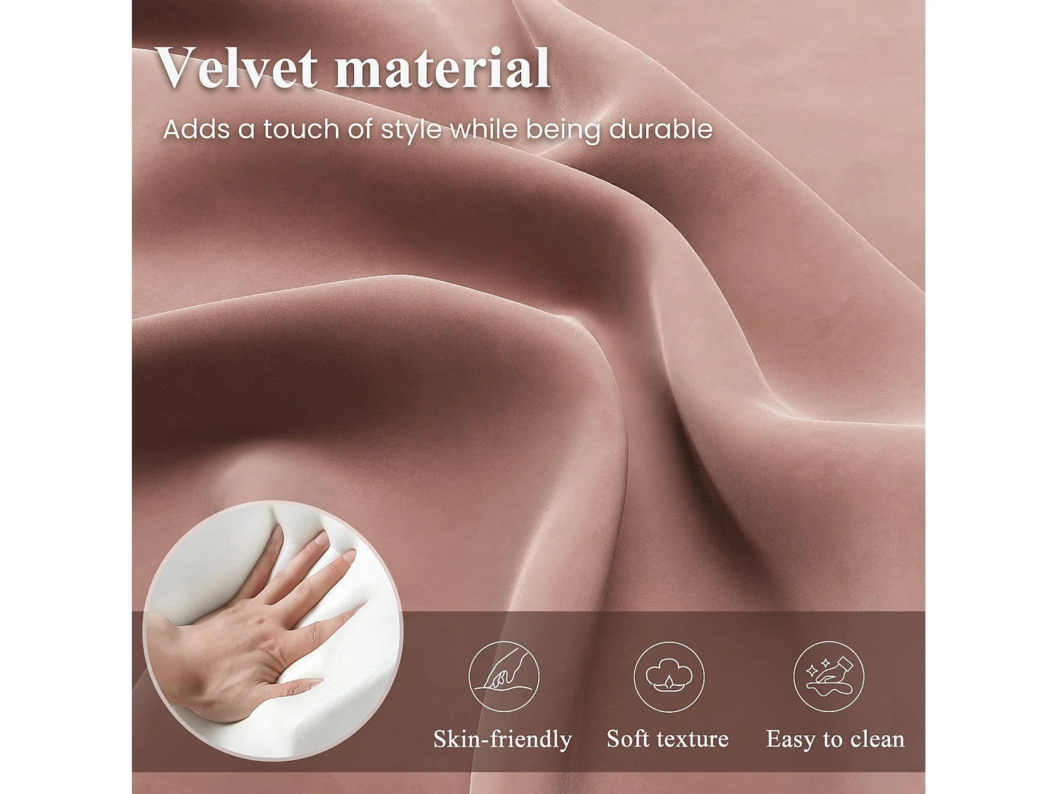 Un fauteuil au confort naturel, pensé pour le quotidien - Fauteuil avec dossier enveloppant et pieds en métal fin, Rose