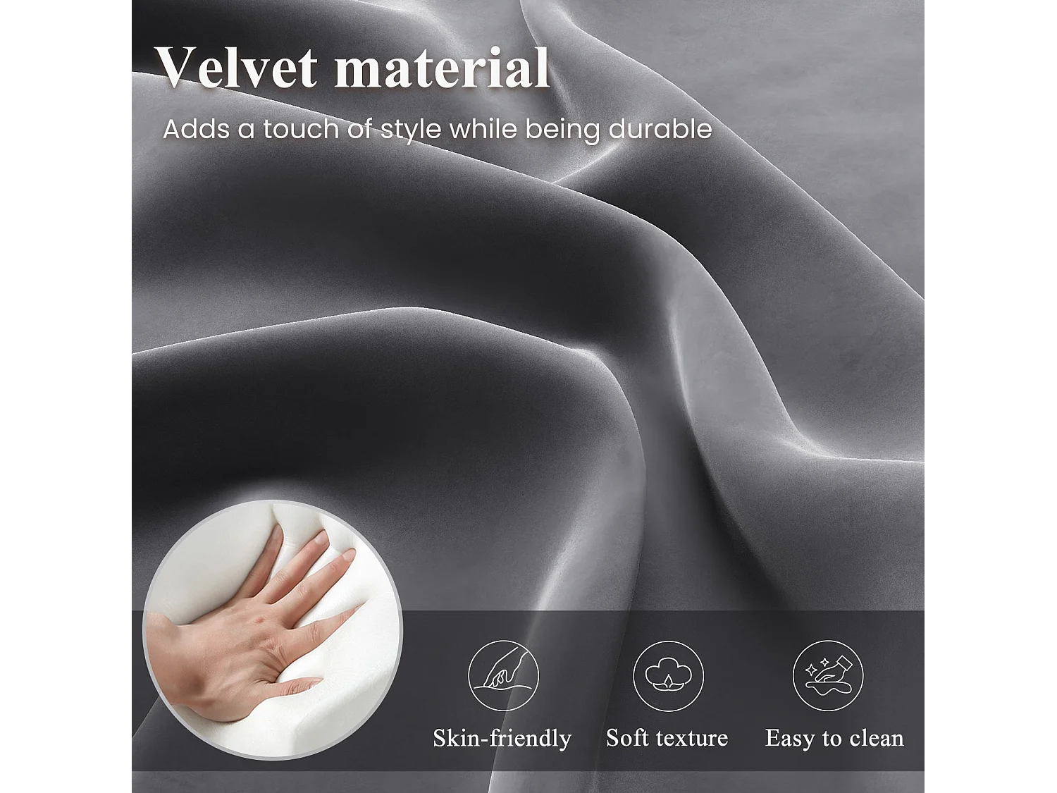 Un fauteuil au confort naturel, pensé pour le quotidien - Fauteuil avec dossier enveloppant et pieds en métal fin, Gris