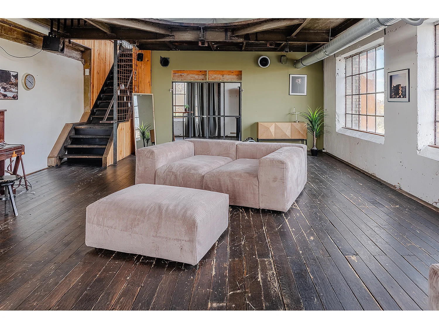 Divano modulare - talpa Velluto a coste - MIA