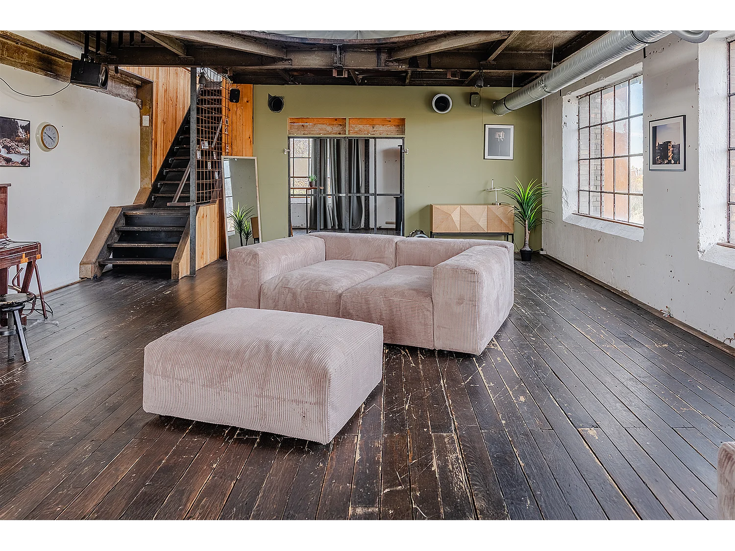 Divano modulare - talpa Velluto a coste - MIA