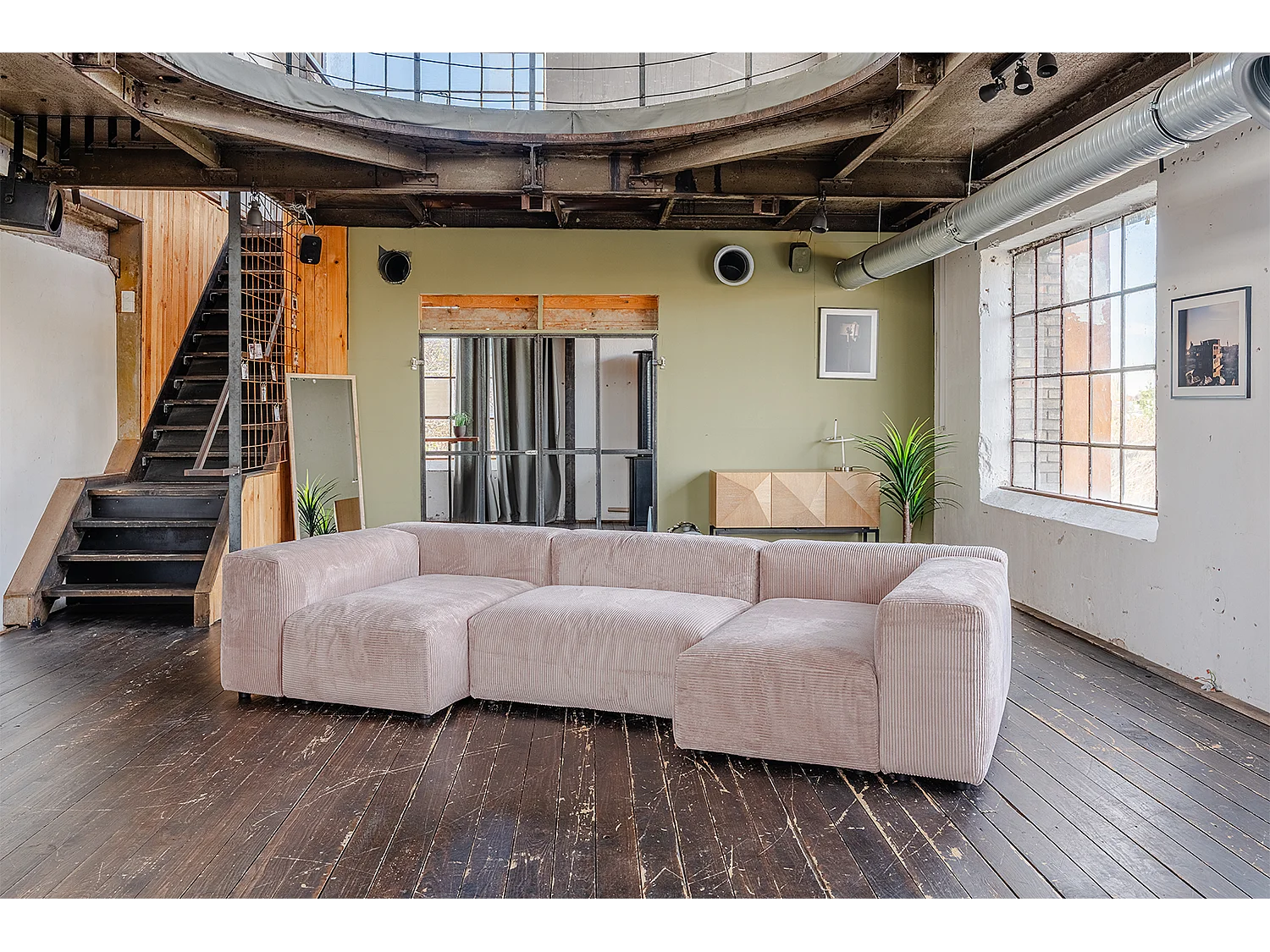 Divano modulare - talpa Velluto a coste - MIA