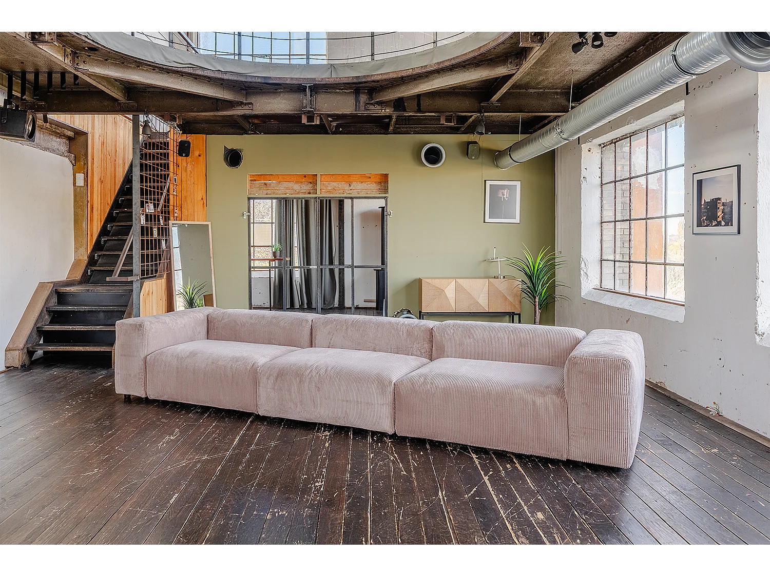 Divano modulare - talpa Velluto a coste - MIA