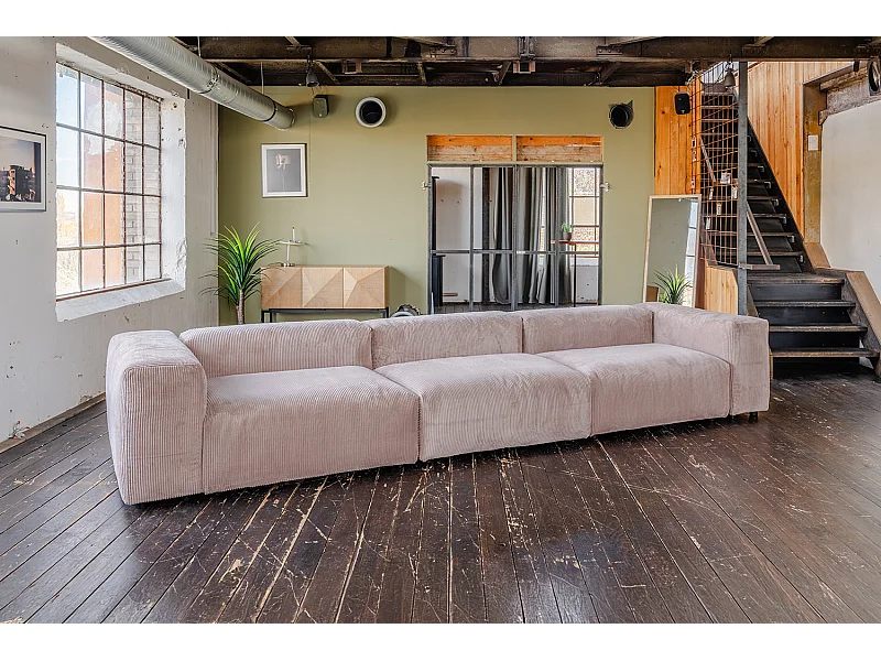 Divano modulare - talpa Velluto a coste - MIA