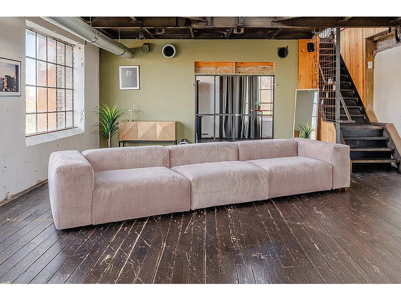 Modulares Sofa - Taupe Cord - MIA