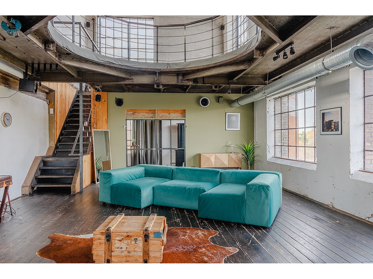 Divano modulare - verde velluto - MIA