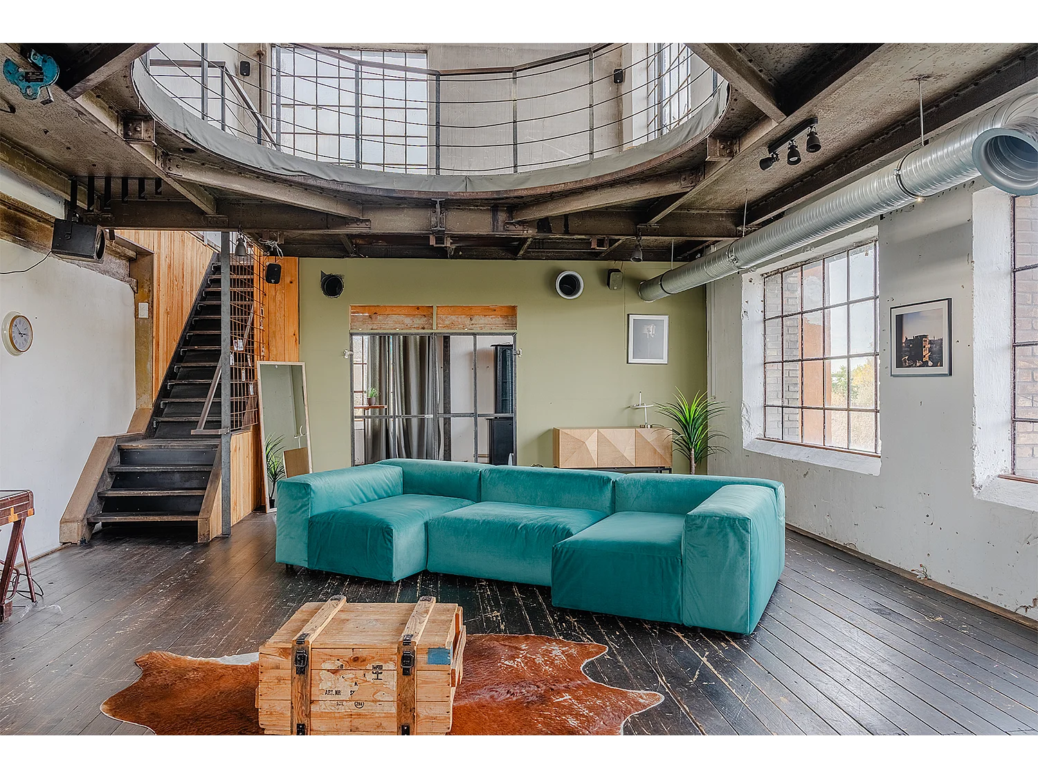 Divano modulare - verde velluto - MIA