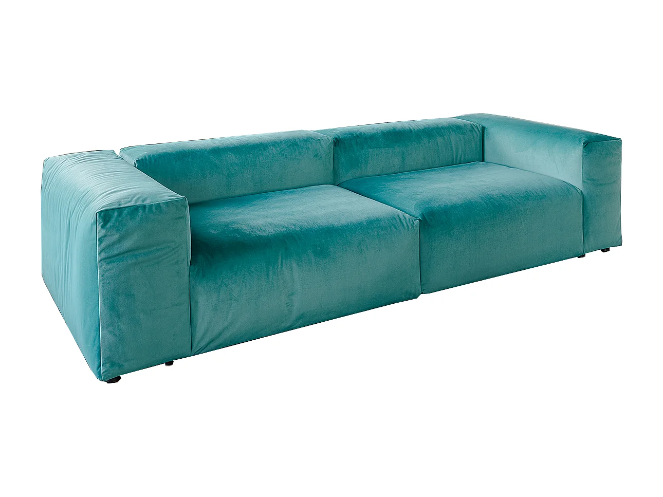Divano modulare - verde velluto - MIA