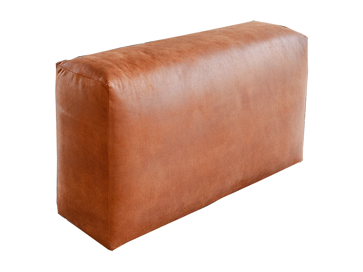 Armlehne - Braun Lederfaserstoff - MIA