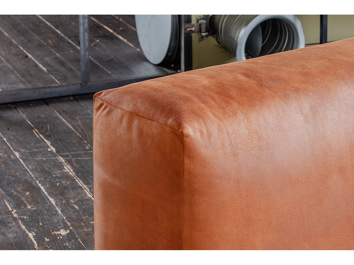 Armlehne - Braun Lederfaserstoff - MIA