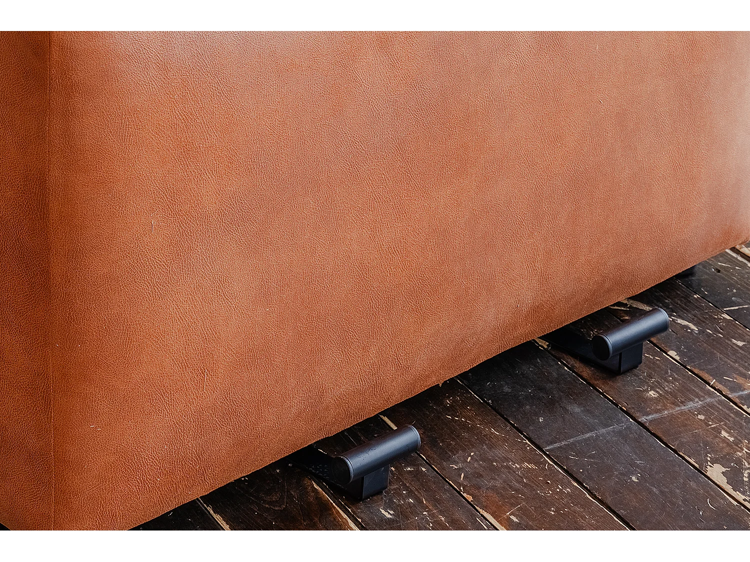 Armlehne - Braun Lederfaserstoff - MIA