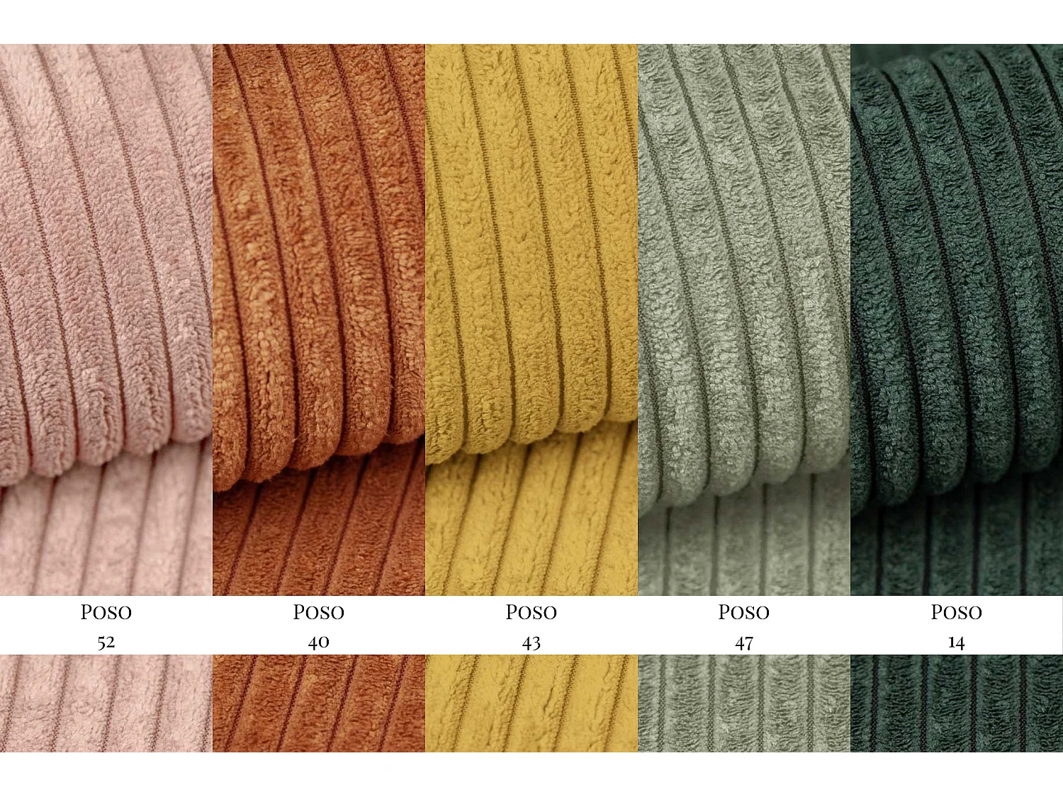 Canapé d'angle Parma Studio U, pour salon, tissu Poso, gris (55)