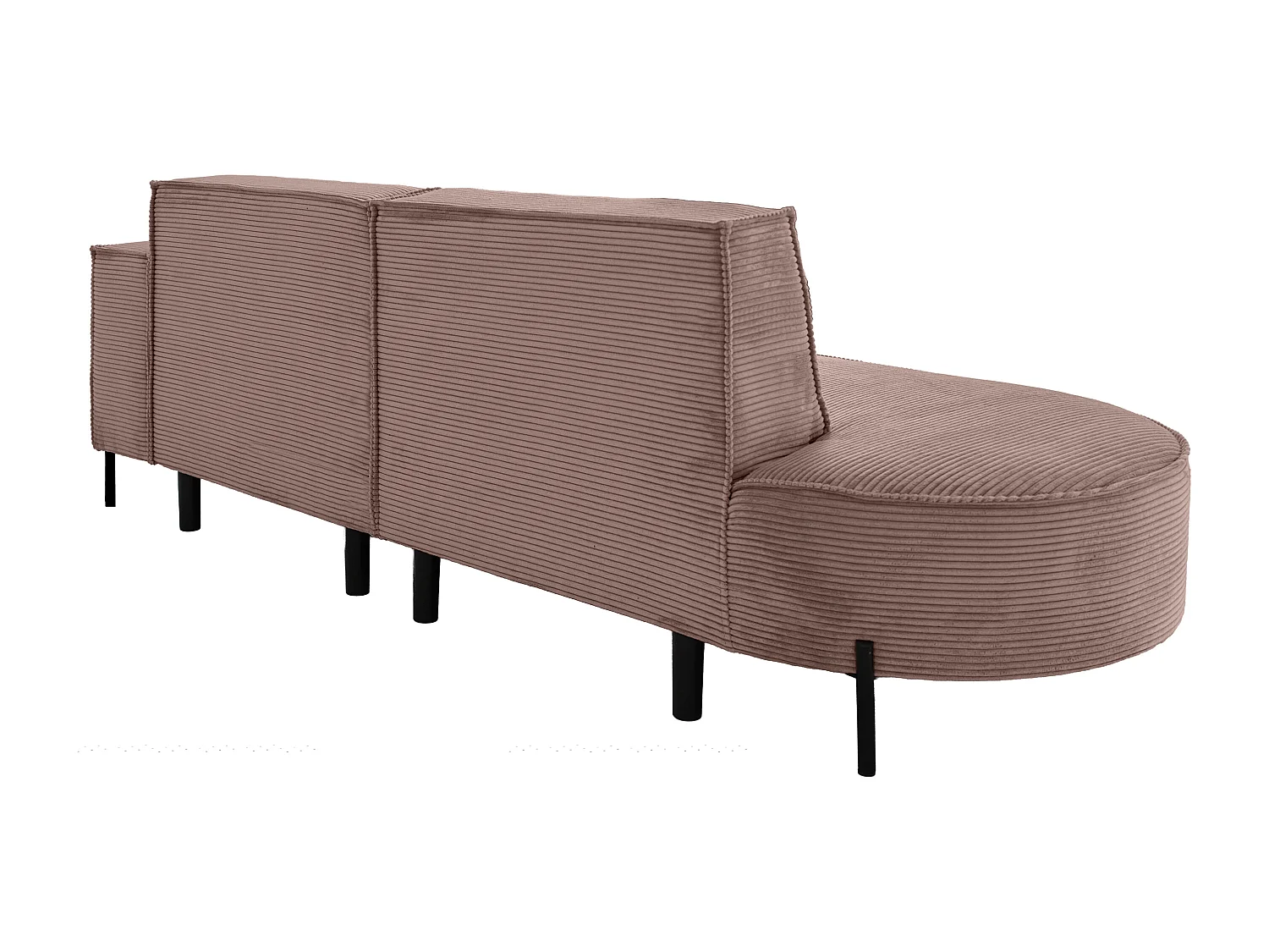 Hoekbank Parma Studio Hills, stof Poso, rechts, roze (27)