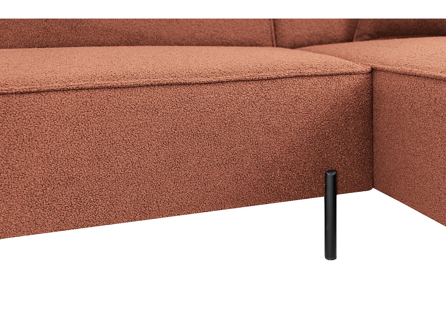 Canapé d'angle Parma Studio Hills pour salon Quelle droit orange (54)