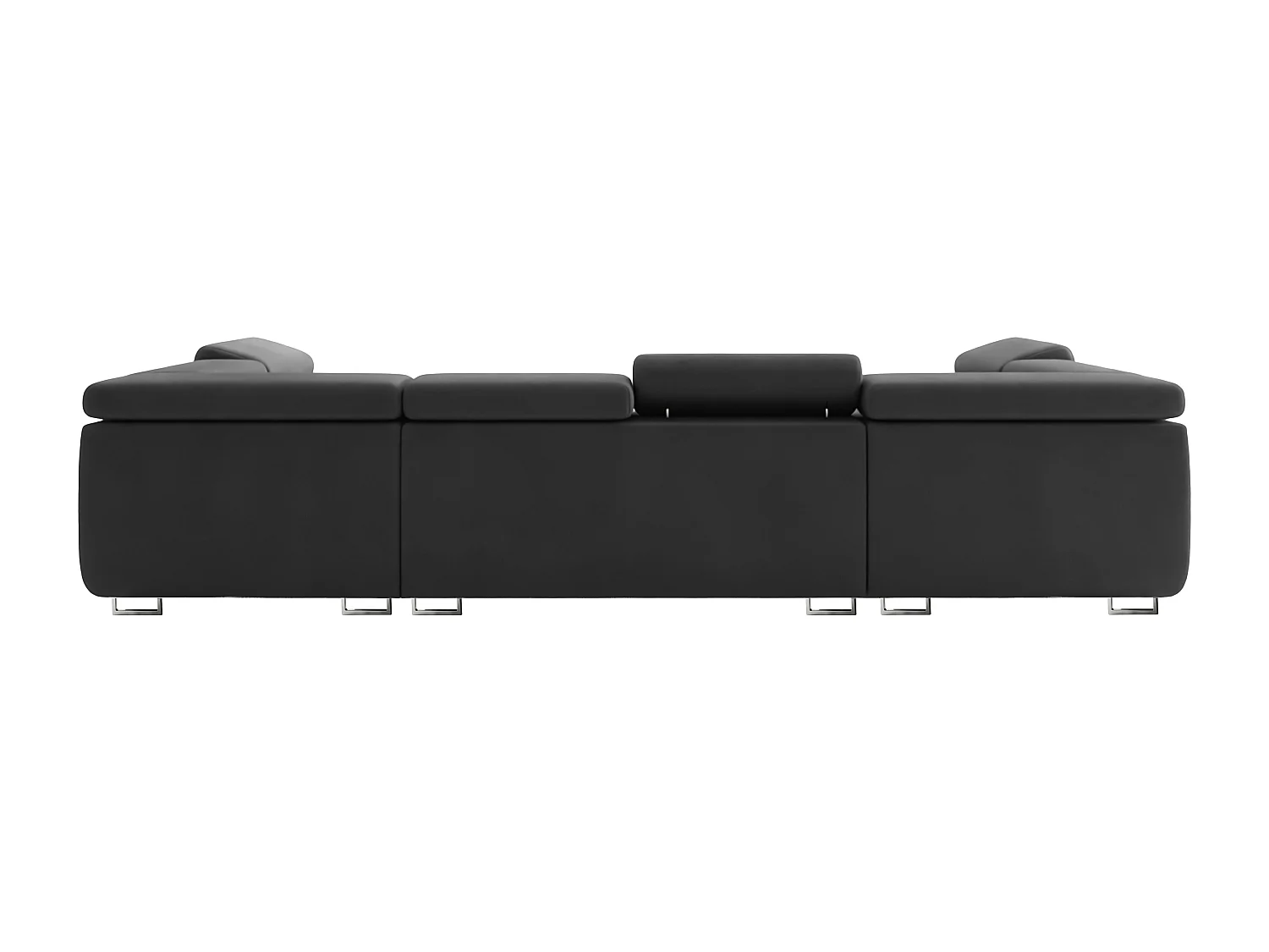 Hoekbank Falio U2, Noel-stof, grafiet (10)