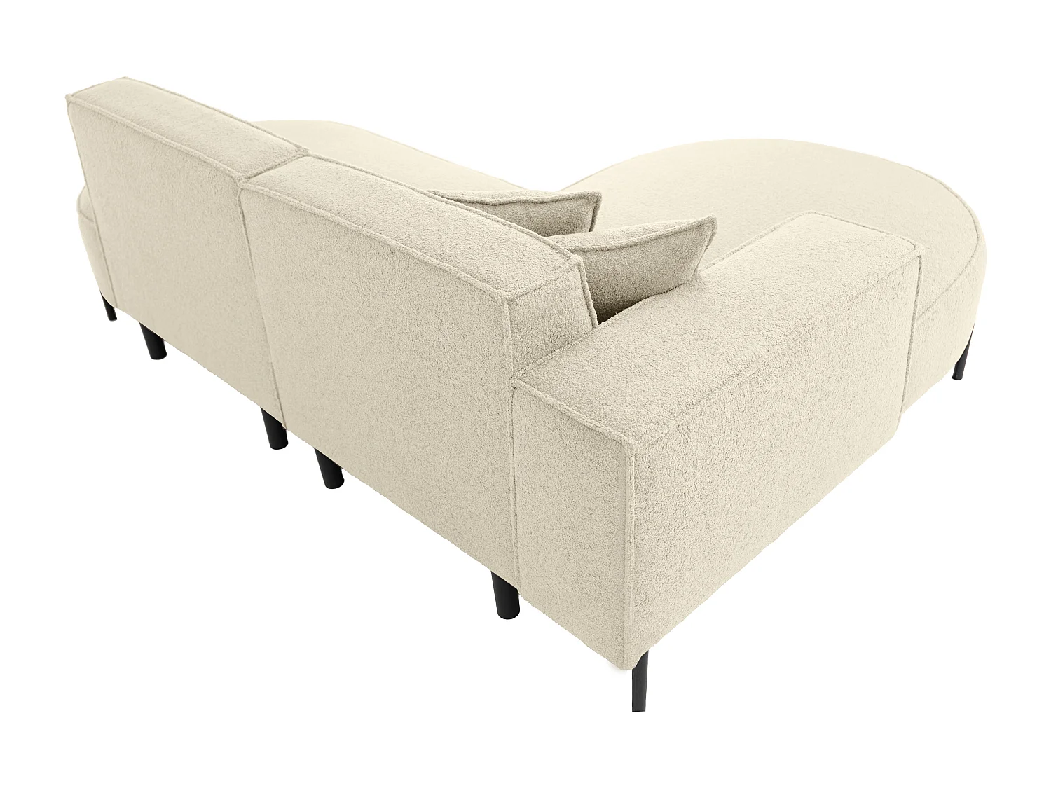 Canapé d'angle Parma Studio Hills, pour salon, tissu Quelle, gauche, beige (06)