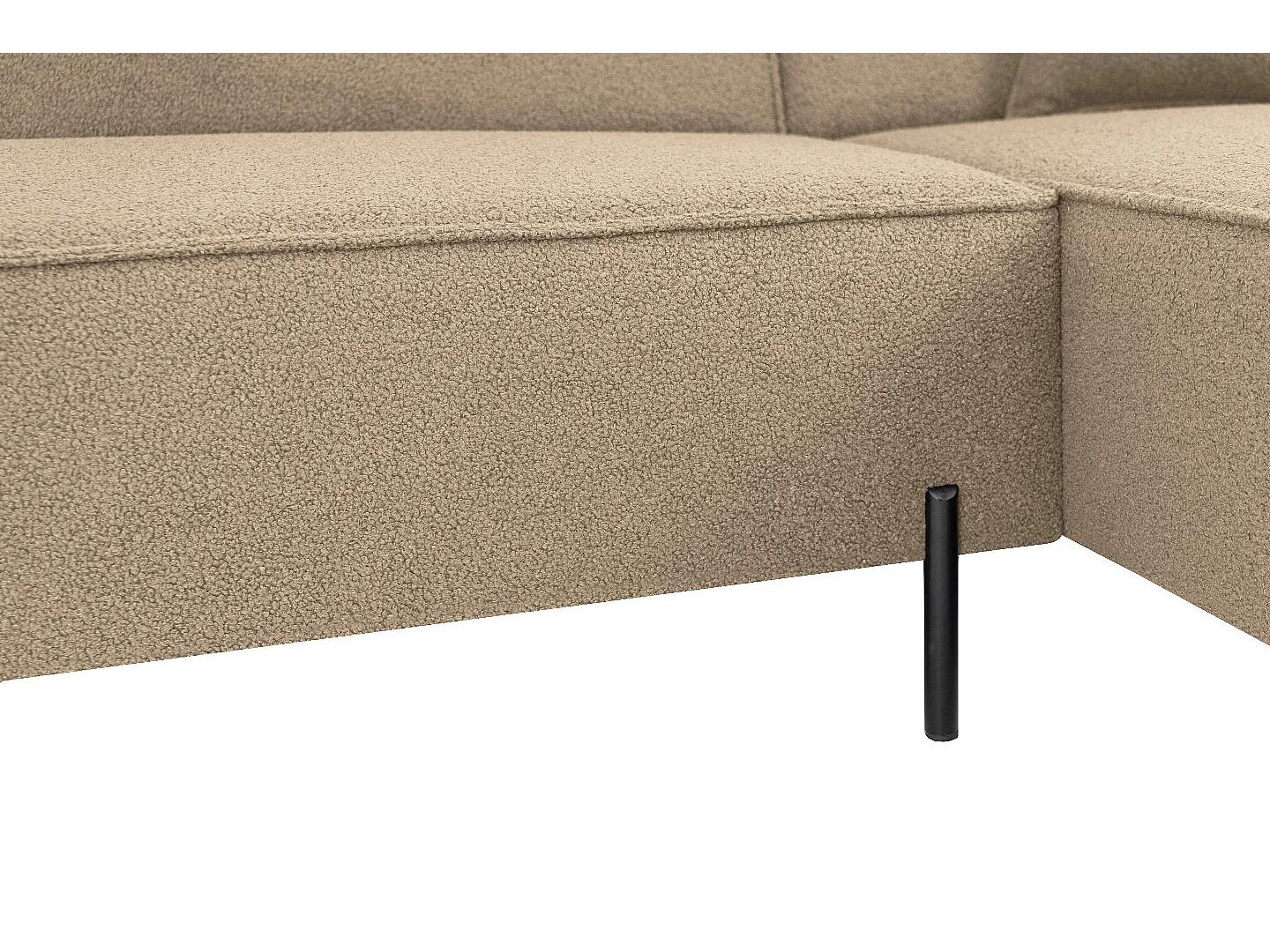 Canapé d'angle Parma Studio Hills, pour salon, Quelle, droit, beige foncé (18)