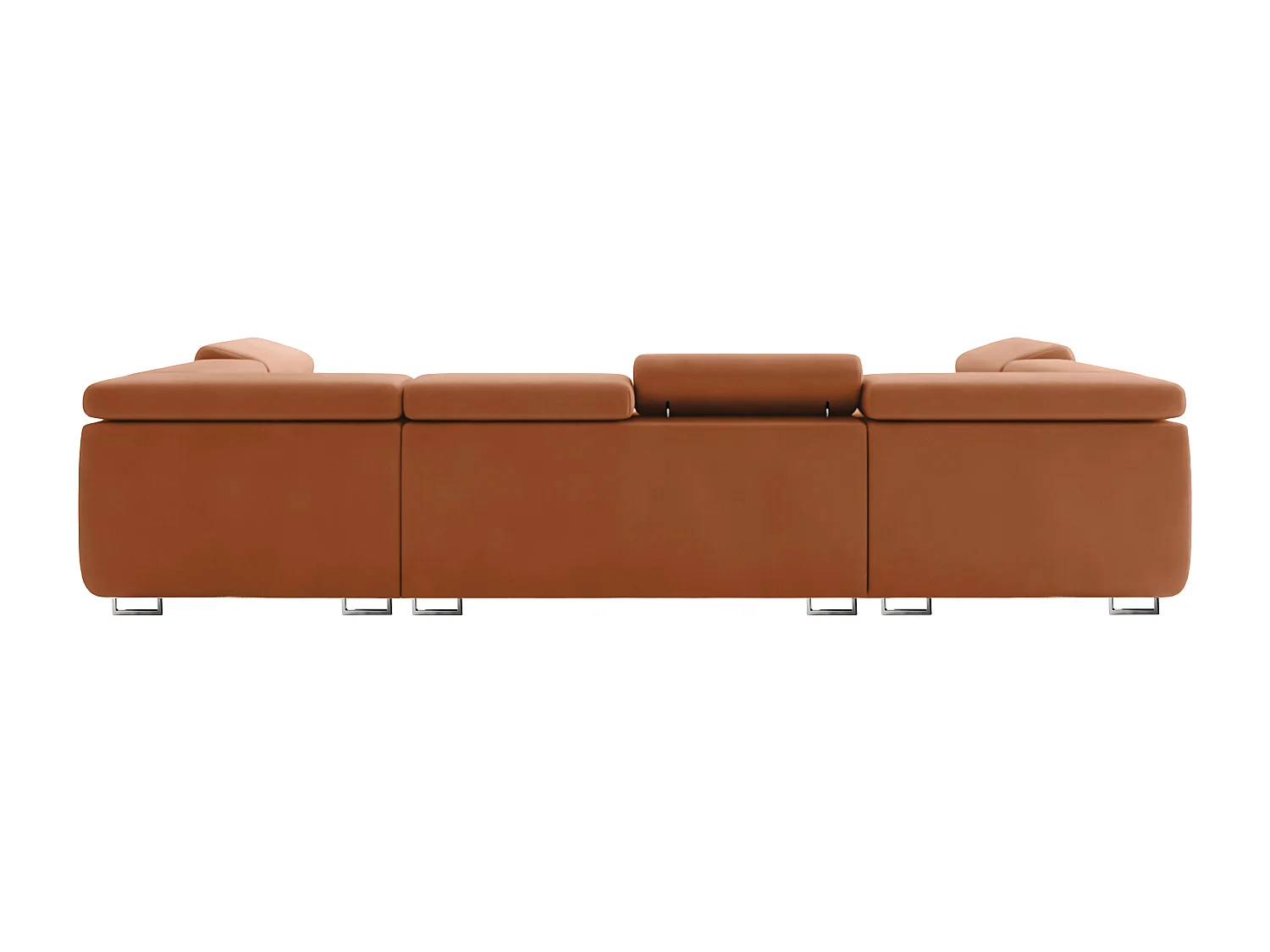 Hoekbank Falio U2, Noel-stof, oranje (12)