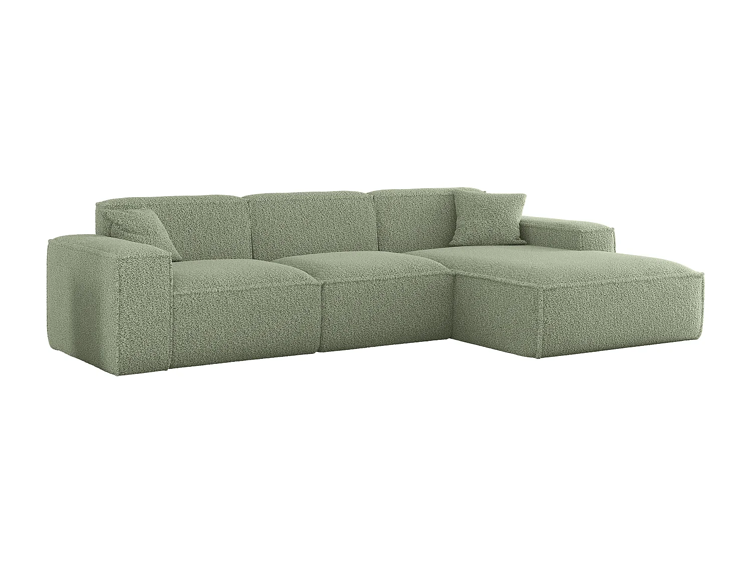 Hoekbank Luga L Rechts Stof Sven 74 pistachegroen