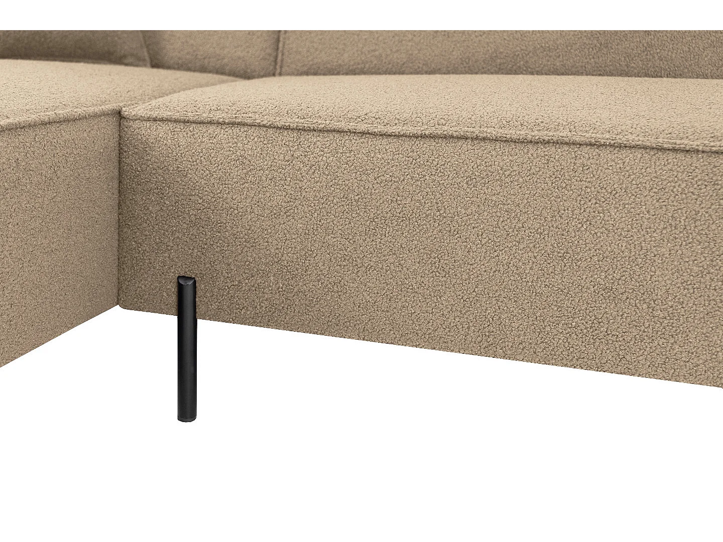 Canapé d'angle Parma Studio Hills, pour salon, Quelle, gauche, beige foncé (18)