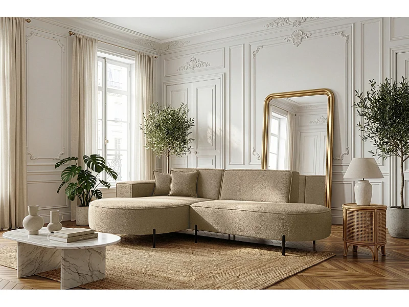 Hoekbank Parma Studio Hills, voor de woonkamer, Quelle, links, donkerbeige (18)