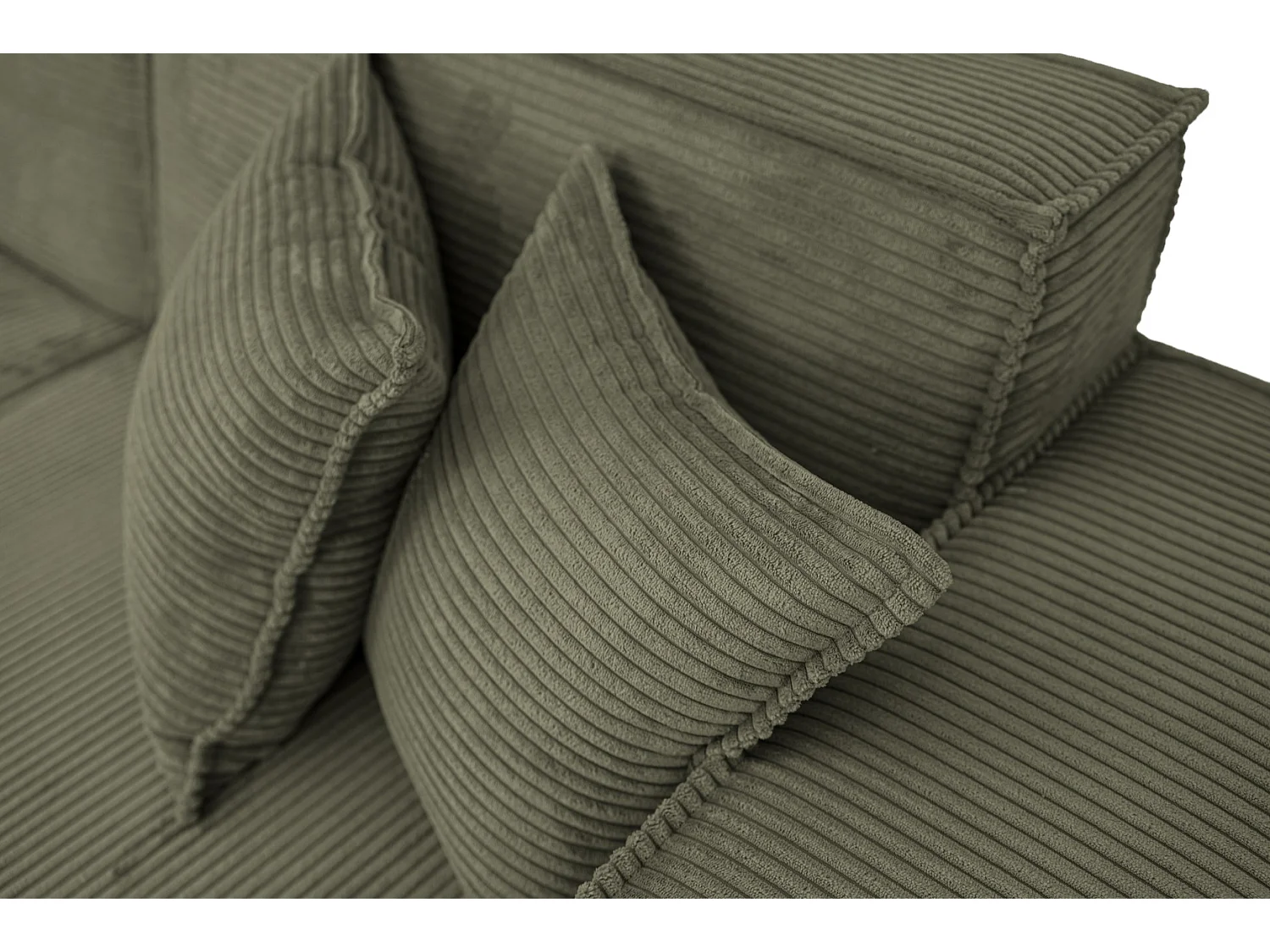 Hoekbank Parma Studio Hills, stof Poso, rechts, groen (46)