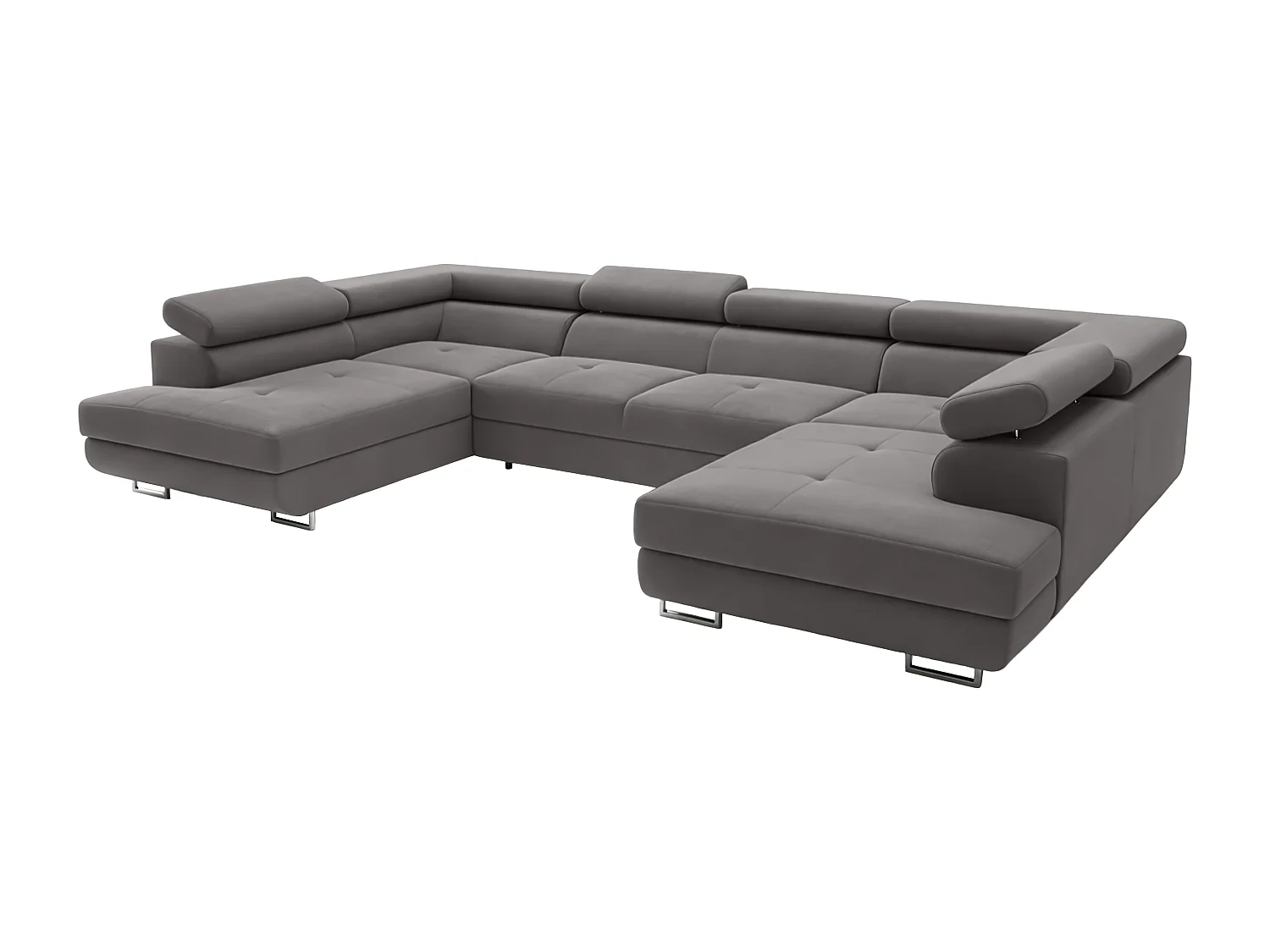 Hoekbank Falio U2, Noel-stof, grijs (22)