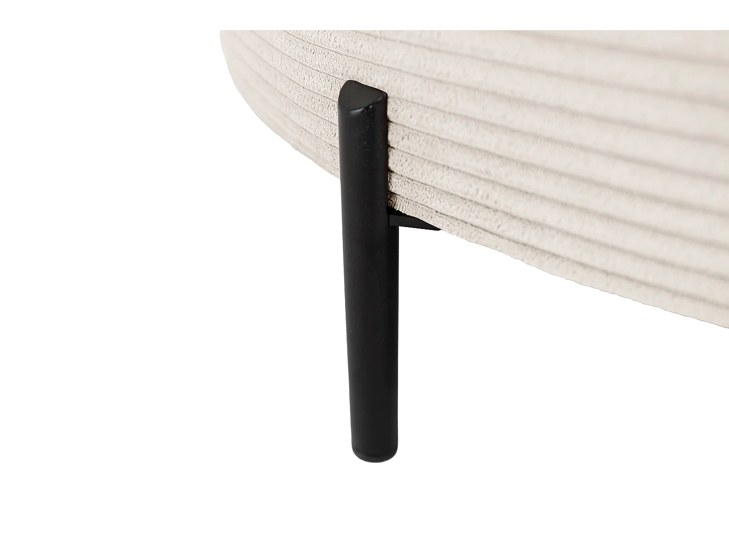 Hoekbank Parma Studio Hills, stof Poso, links, crème (105)