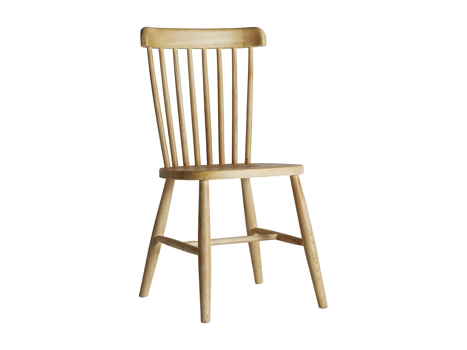 Chaise Eide classique en bois d'orme naturel