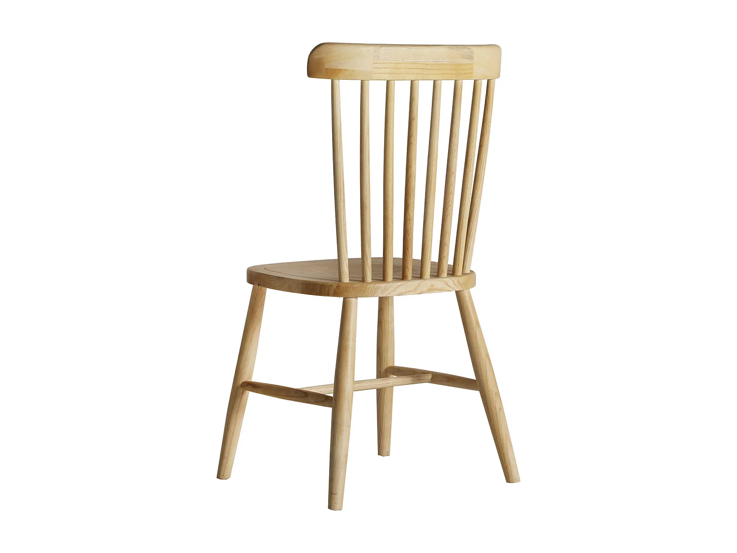 Chaise Eide classique en bois d'orme naturel