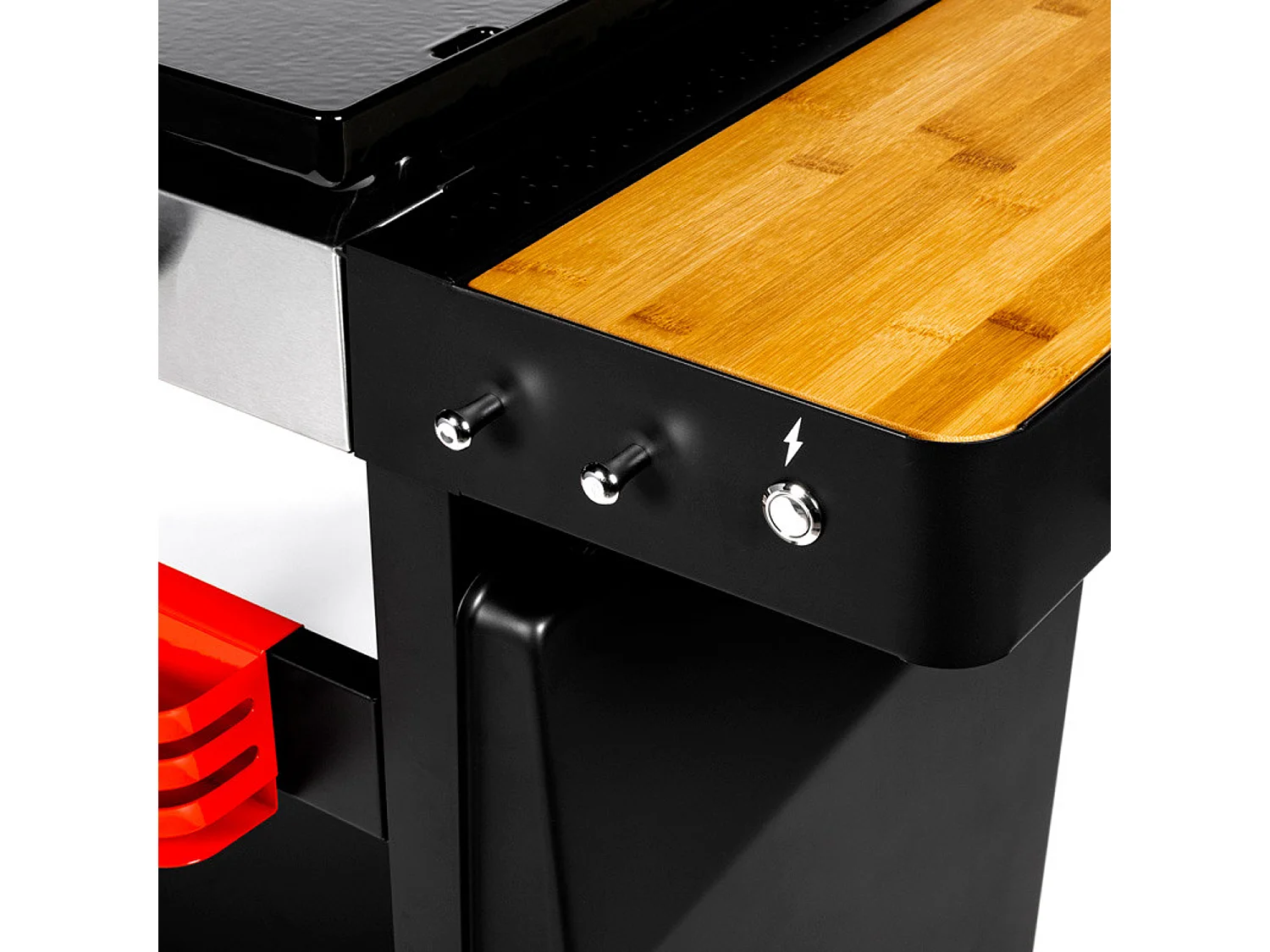 Plancha au gaz avec chariot SOLIA 350 3 brûleurs 6,45kW