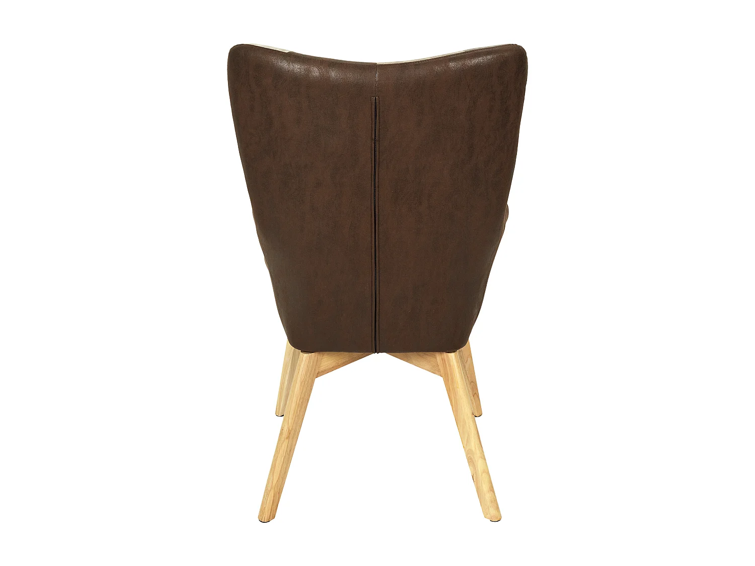 Fauteuil Patchwork Design  "Helsinki" 100cm Marron